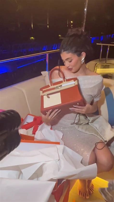 kylie jenner hermes birthday bag|kylie jenner handbags.